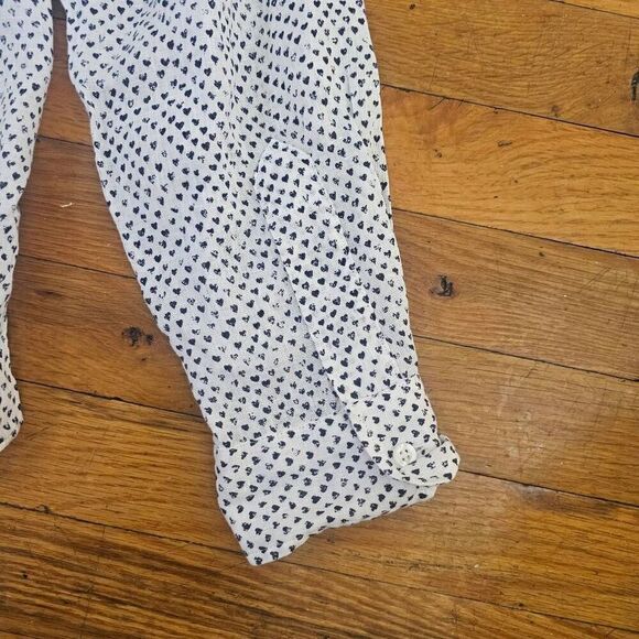 Grayson Linen Shirt Top Womens 4 Long Sleeve Button Up - Picture 8 of 9